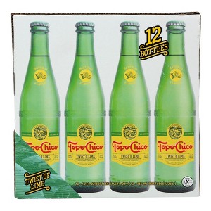 Topo Chico Water Sparkling Lme 12Pk 144 Fo Twist Of Lime 12 Fl Oz (Pack of 12) - 1 of 2