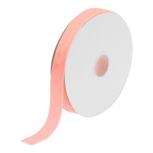 Unique Bargains Soft Single Face Spool Silky Velvet Ribbon for Gift Wrapping - 1 of 3