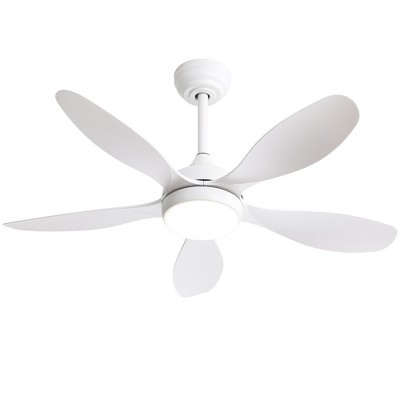 Sofucor 42'' Ceiling Fans with Lights and Remote for Indoor/Outdoor White