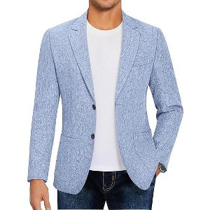 COOFANDY Mens Casual Blazer Sport Coat Lightweight Two Button Business Suit Jackets - 1 of 4
