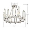 Crystorama Lighting Watson 4 - Light Flush Mount in  Polished Nickel - 4 of 4
