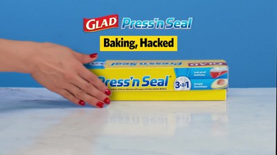 Glad® Press'N Seal® Plastic Food Wrap - 100 Square Foot Roll - 3 Pack  (Package M