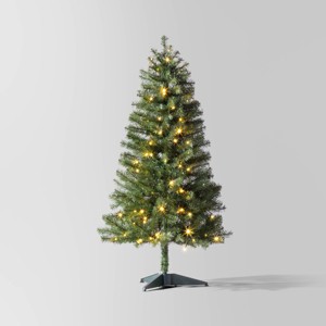 Pre-Lit LED Alberta Spruce Artificial Christmas Tree - Wondershop™ - 1 of 4
