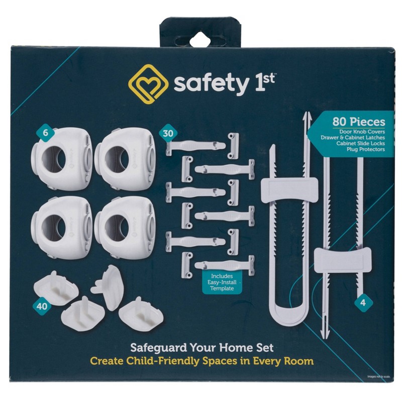 Safety 1st Home Safeguarding and Childproofing Set 80 Pieces