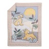 NoJo Disney Lion King Leader of the Pack Grey, Sage, Ivory and Yellow 3 Piece Nursery Crib Bedding Set - Comforter, Fitted Crib Sheet, and Crib Skirt - 2 of 4