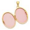 Black Bow Jewelry 14k Yellow Gold 21mm Scroll and Hearts Border Oval Locket - 4 of 4