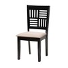 Baxton Studio Deanna Modern Fabric Wood Dining Set - 3 of 4