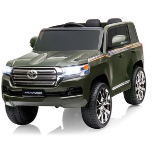 12V Electric Kids Ride On Car Truck with Remote Control, Double Doors, Music, Lights, Safety Belt - 1 of 4