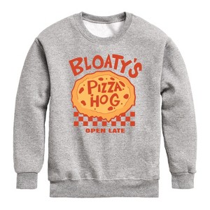 Boys' - Invader Zim - Bloatys Pizza Hog Graphic Long Sleeve Fleece Sweatshirt - 1 of 4