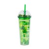 Silver Buffalo Shrek Swamp Landmark Characters 24-Ounce Carnival Cup With Lid and Straw - 2 of 4