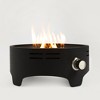 VYNXARIA 15" Propane Tabletop Gas Fire, 40000 BTU Round Steel Fire Pit for Outdoor living room Garden Balcony,Black - 2 of 4