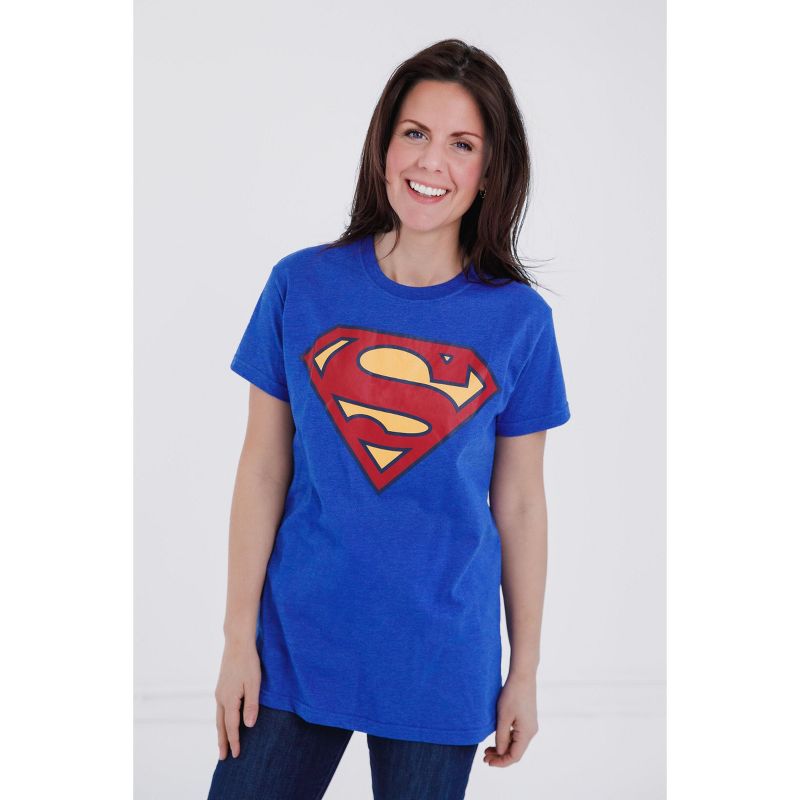 DC Comics DC Comics Justice League Batman Superman Wonder Woman T-Shirt Little Kid to Adult, 2 of 7