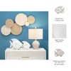 Sagebrook Home Creative Fish Sculpture for Living Room, Bedroom or Office Decor, Whitewash - 3 of 4