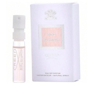 Creed Wind Flowers By Creed Women Eau De Parfum Spray Vial On Card Jasmine, Peach, Orange Blossom, Jasmine Sambac, Musk 2021  Perfume - 1 of 1