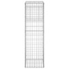 vidaXL Gabion Basket Posts 2 pcs 15.7"x15.7"x55.1" Iron - 4 of 4