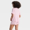 Women's Cloud Knit Short Sleeve Notch Collar Shirt and Shorts Pajama Gift Set - Auden™ - 2 of 4