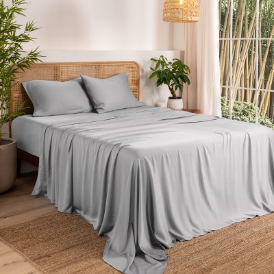 Rayon from Bamboo Solid Deep Pocket Sheet Set by Bare Home