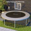 Soozier Trampoline Replacement Mat, Fits 12' Trampoline w/ 72 V-Hooks & 5.5" Springs, 8 Rows of Stitching & Tool (Spring & Frame not Included) - 2 of 4