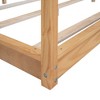 PAGED Modern Wooden Canopy Bed, King Size Bed Frame with Headboard and Support Legs, Platform Bed for Bedroom, Easy Assembly - 3 of 4
