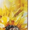 HomeRoots 36"  Yellow Brown And Green Sunflowers Solid Wood Porch Sign - 4 of 4
