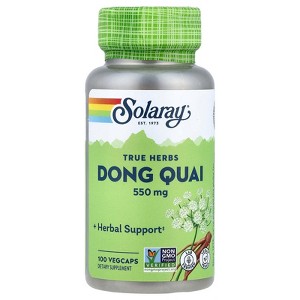Solaray True Herbs, Dong Quai, 550 mg, 100 VegCaps - 1 of 4
