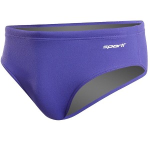 Sporti HydroLast Solid Brief Swimsuit (22-44) - 1 of 4