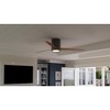 Urban Ambiance Luxury Modern Indoor Ceiling Fan,  9.9"H x 56"W,  Architectural Bronze, UHP9072 - 3 of 4