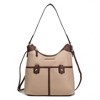 MKF Collection Harper Vegan Color Block Leather Women’s Shoulder Hobo Bag by Mia K - 2 of 4