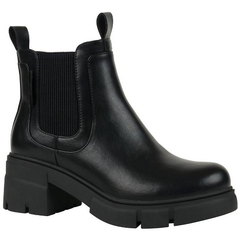 Target ankle 2025 boots black