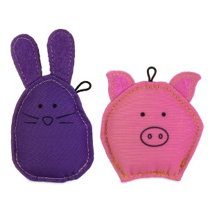 JW Pet Pig-ee & Bunn-ee Combo Catnip Cat Toy - 1 of 4