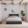 Nexera Twin Panel Headboard Bark Gray: Modern Style, Engineered Wood, Melamine Finish, 40" Height - 4 of 4
