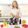 OPUX Insulated Lunch Box Women, Cooler Bag Tote Girls Kids Teen Adult, Soft Reusable Thermal Meal Prep Purse - 4 of 4