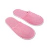 Unique Bargains Linen Closed Toe Slippers Disposable Slippers 1 Pair - 2 of 4