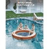 8/10FT Inflatable Floating Dock for Boats - Non-Slip EVA Platform with Mesh Swim Area & Rope Ladder - 4 of 4