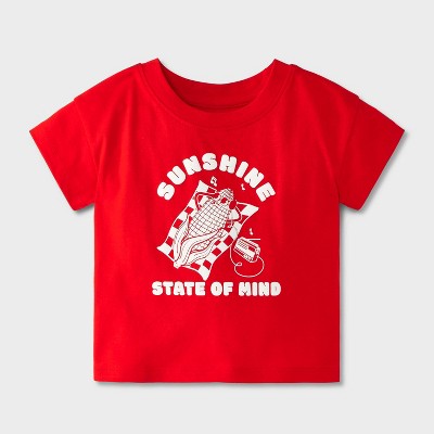Baby Girls' Corn Graphic T-Shirt - Cat & Jack™ Red
