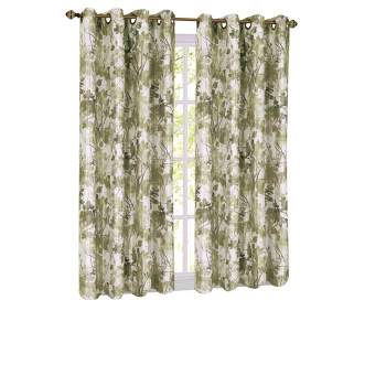 Collections Etc Tranquil Trees Insulated Curtain Panel, Single Panel,