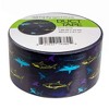 Simply Genius Pattern Duct Tape Heavy Duty, Colored Duct Tape, Single Roll 1.8 in x 10 yards, Colorful Tape for DIY (Neon Shark) - image 2 of 4