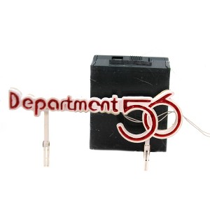 Department 56 Accessory 1.5 Inch Brite Lites Department 56 Sign Snow Village Christmas Village Accessories - 1 of 2