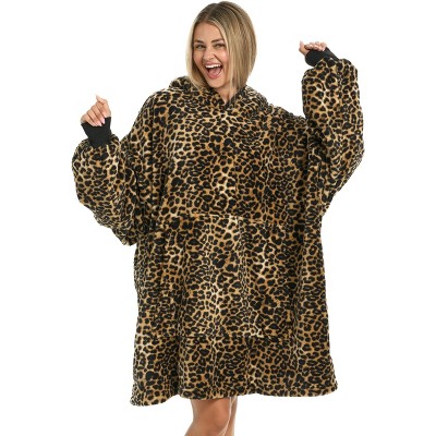 ADR Adult Wearable Blanket, Sweater Hoodie, Blanket with Sleeves for Men & Women Oversized Sweatshirt