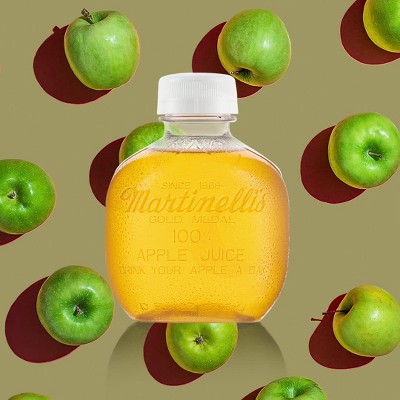 100% Apple Juice 10oz Glass Bottle - Still Juices - S. Martinelli & Co