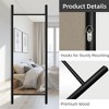 PexFix 24 in. W x 63 in. H Ladder-Style Solid Wood Framed Mirror in Brown - 4 of 4