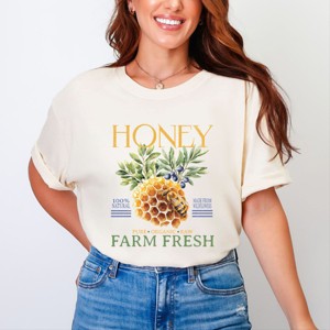 Simply Sage Market Farm Fresh Honey Garment Dyed Tee - 1 of 4