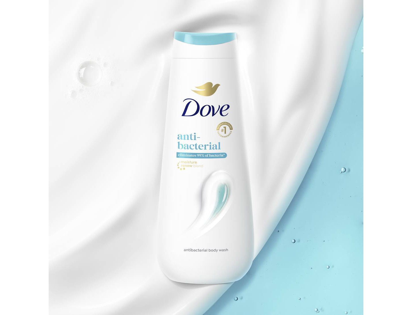 Антибактериальный гель для душа Dove Beauty Antibacterial Care, 20 fl oz — фото 3