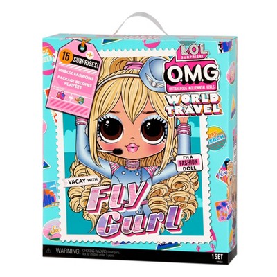 L.O.L. Surprise! O.M.G. World Travel Fly Gurl Fashion Doll with 15 Surprises