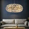Rennnsan Brimly 34" W 20 - Light Sputnik Dandelion Wagon Wheel Crystal Modern Glam Dimmable Chandelier - 2 of 4