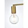 Elegant Lighting Zane 21.5 Inch Flush Mount in Satin Gold - 4 of 4