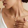 14K Gold Plated Layered Pearl Necklace - Women's Trendy Jewelry for Wedding & Birthday - 4 of 4