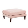 Royal Hampton 32 Inch Modular Ottoman, Box Cushion Seat, Wood Legs, Blush Pink - 2 of 4