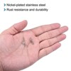 Unique Bargains Stainless Steel Quick Lock Design Fishing Swivels and Snaps 100 Pcs - 4 of 4