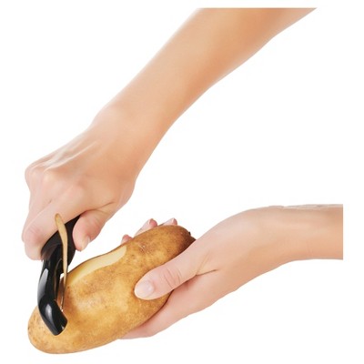 OXO Black Soft Grip Stainless Steel Swivel Peeler